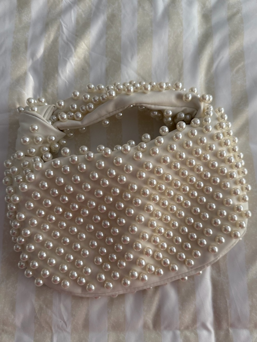 Cream Pearl Bag